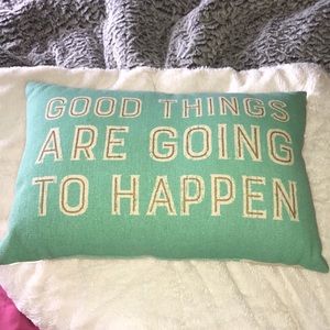 Accent pillow! Reversible (another design on back)